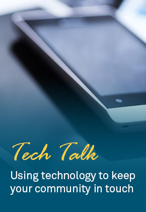 Are You Making the Most of Tech in Communication? - Showing blurry phone screen for effect