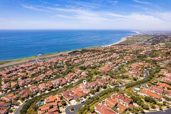 Aerial photo of Crystal Cove Community Association